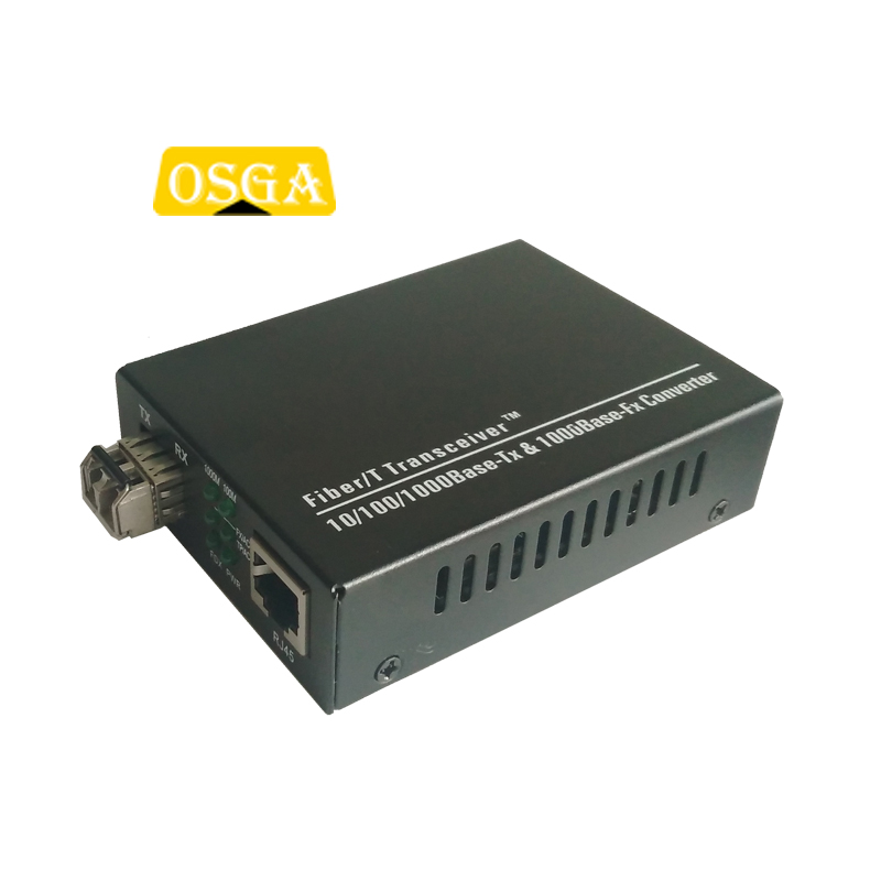 OSGA OFC-454 光纤收发器 光电转换器 千兆 多模 双纤 LC接口